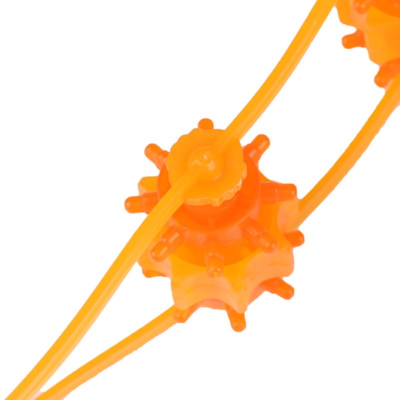 Hand-Held Back Shoulder Neck Muscle Massager Plastic Back Puller Fitness Physiotherapy Massage Roller Bead Pull-Back Roller