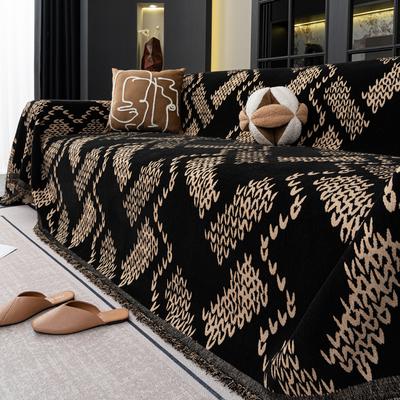 Chenille Året Runt Universal Soffa Campingfilt Dammskydd Kattsäker Blommor Katter Sofföverdrag Full Täckning Halkfri Soffa