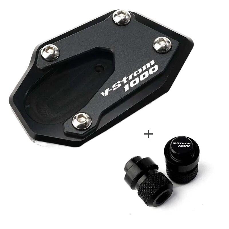 Pro SUZUKI V STROM 1000/XT VSTROM 1000 DL1000 2014 Motocyklový stojánek Noha Boční stojan Prodloužení Podložka Opěrná deska Víčko ventilku