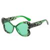 New Vintage Butterfly Sunglasses Women Men Brand Round Sun Glasses Big Eyewear  for Male Female Special Shaped