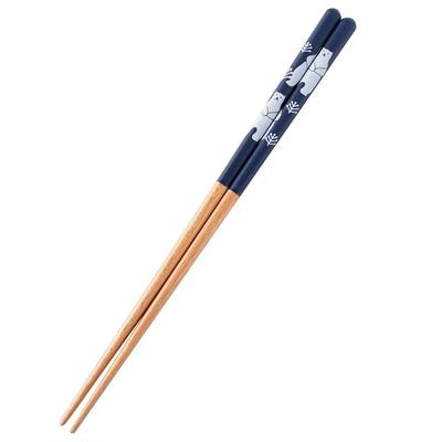 Minoru Pottery Chopsticks, 23.0cm, Polar Bear, Navy, 23.0cm (Dishwasher Safe)
