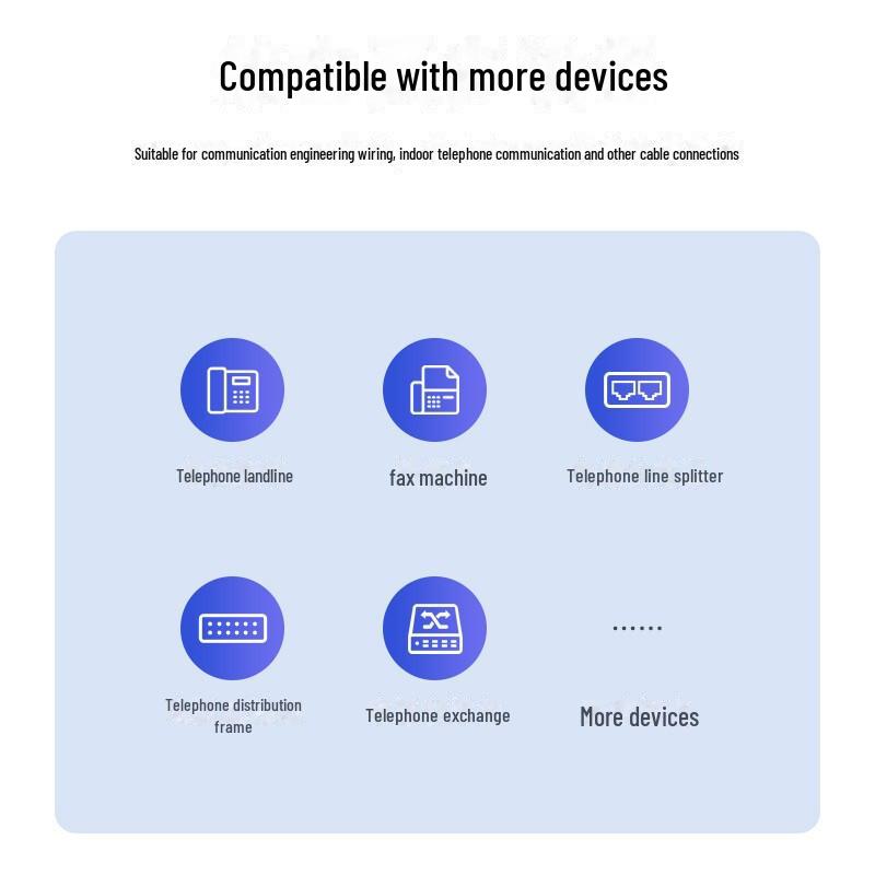 Hlasový kabel Shanze RJ11, krystalová hlavice, pozlacený, 6P4C/2C a 4P4C, čistá měď, 2/4 žilový.