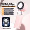 199 Wind Speeds Handheld Fan USB  Rechargeable Small Table Fan Mini Folding Fan  Cooling Fan