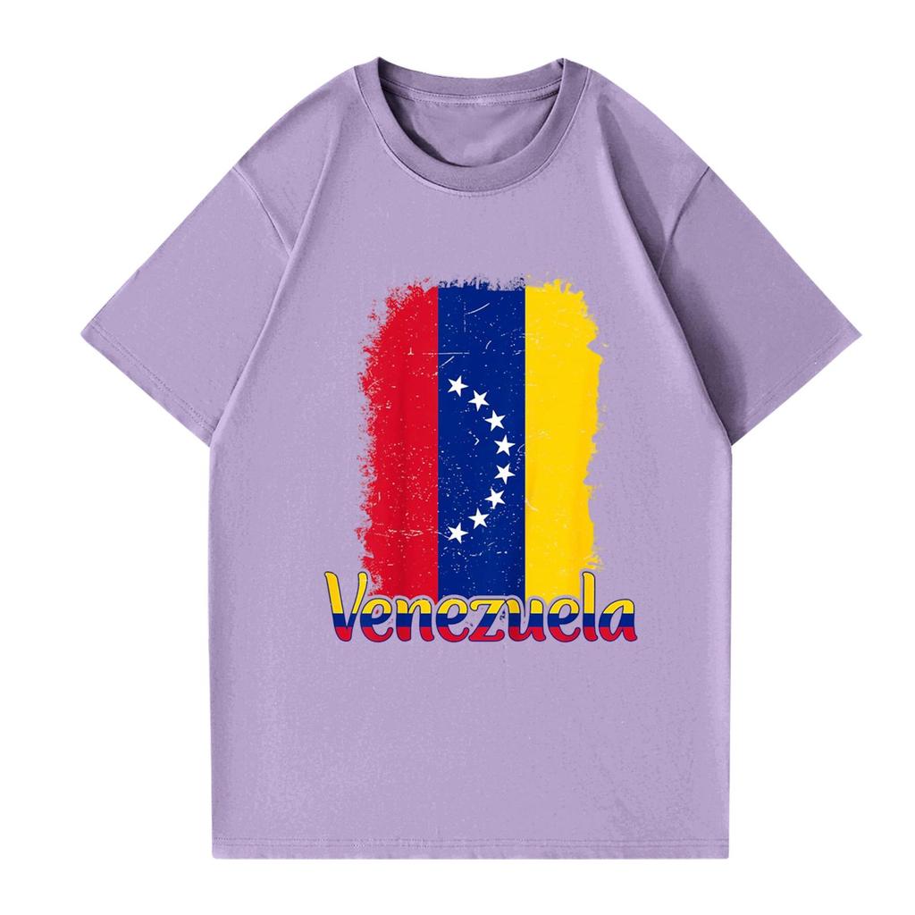 Modisches rundhalsiges lässiges bedrucktes kurzärmeliges T-Shirt Top für Damen und Herren