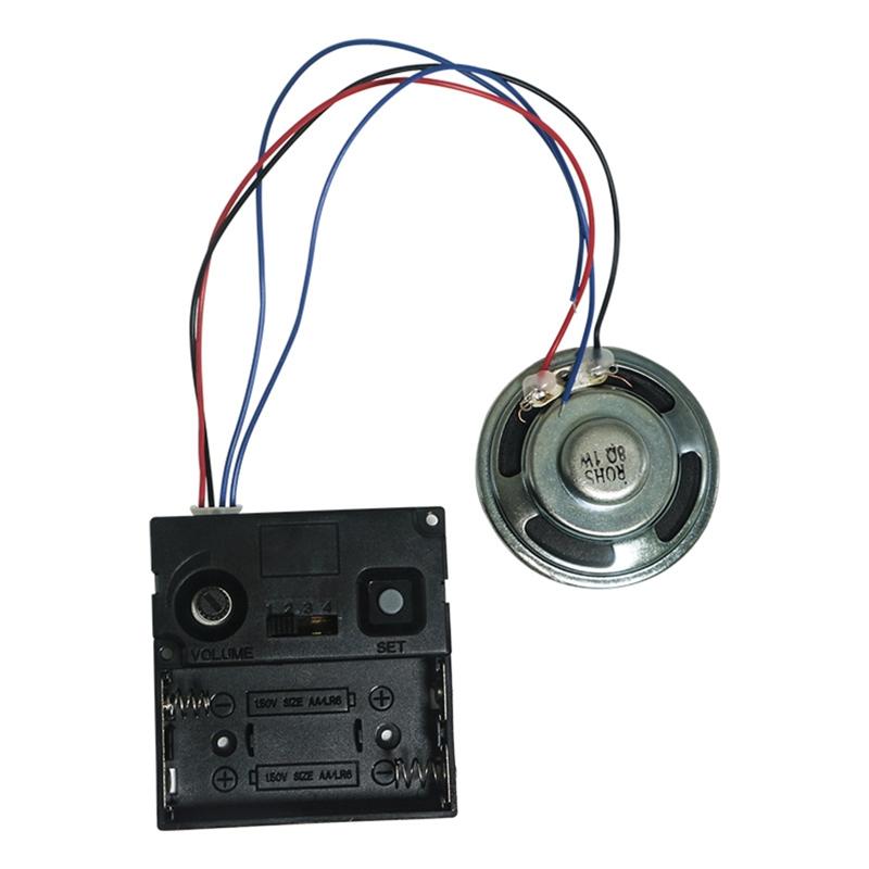 1 Set Wall Clock Movement Kit Watch Repair Set Vintage Clock DIY Quartz Mechanism Pointers Music Box 17mm Shaft