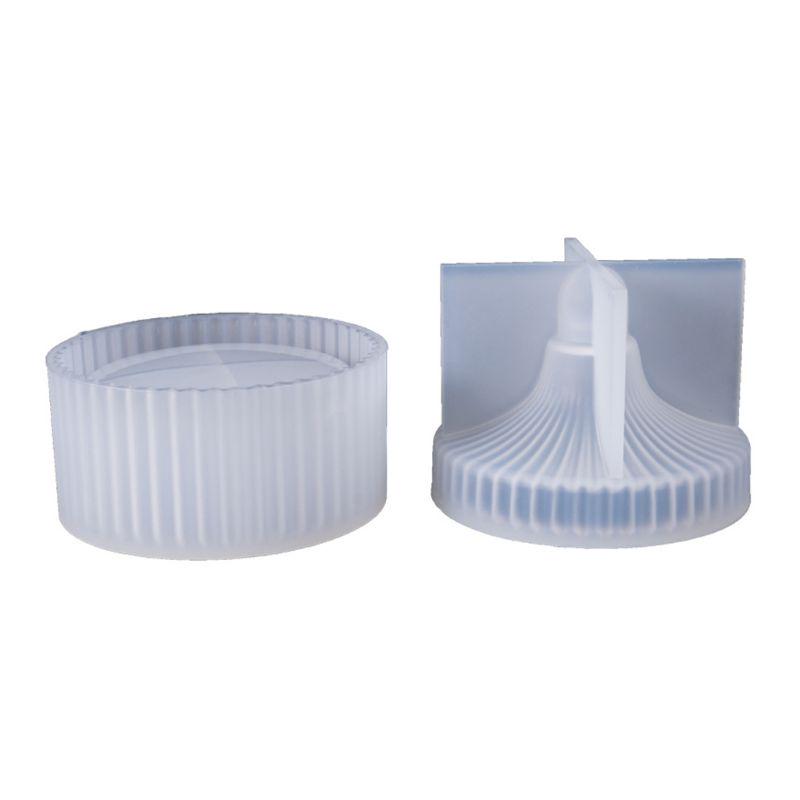

Silicone Mold Crystal Epoxy Molds Round e Jewelry Storage Box Making