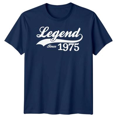 Legend Since 1975 Birthday Year Men's T-Shirt Milestone Gift