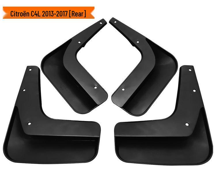 2013-2017 Citroen C4 C4L Mud Flaps - Leather Modified