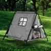 Outdoor Cat House Insulated Waterproof Triangular Outdoor Kitten Pet House For Patio Balcony Backyard Garden Park Residential