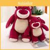 Adorable Large Pink Strawberry Bear Plush Toy For Kids Perfect Birthday Gift