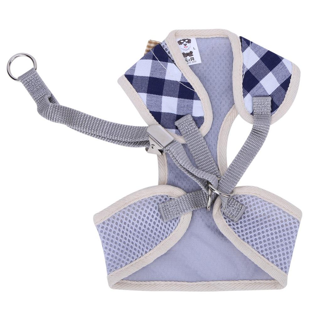 Escape Resistant Structure Cat Walking Vest Adjustable Cat Leash Daily Outdoor Walk S