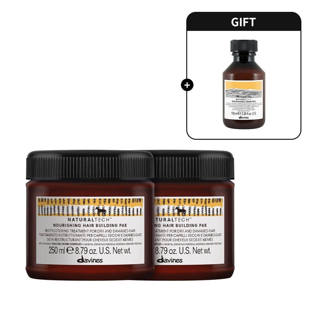 Nourishing Hair Building Pack 250ml Duo (+Nourishing Shampoo 100ml)