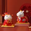 Ceramic Material Ceramic Horse Ornaments Horse Design Figurine Style Ceramic Zodiac Horse Zodiac Theme Piggy Bank Function