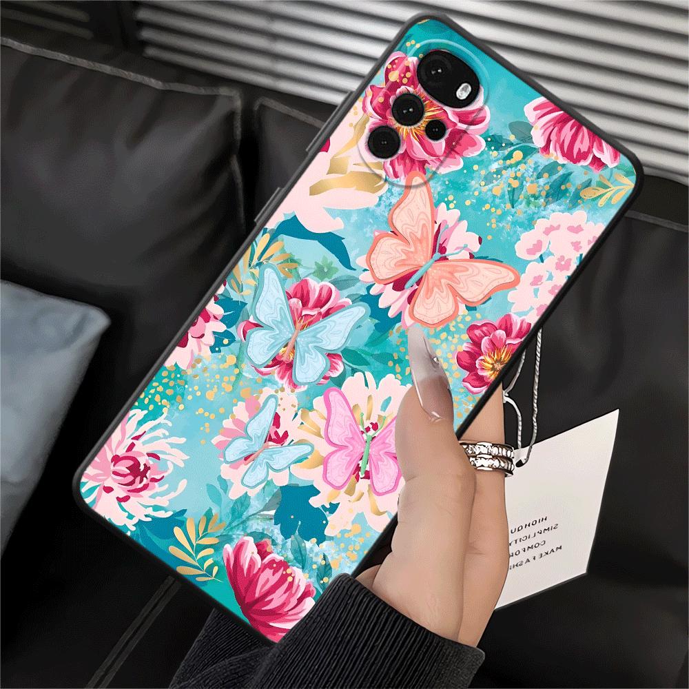 

Cartoon Butterfly Flower Phone Cover Case for Motorola Moto G51 G73 G32 G71 G52 Edge 20 Pro 30 Lite G50 G53 G30 G60s G22 Edge40 Motorola Edge 30
