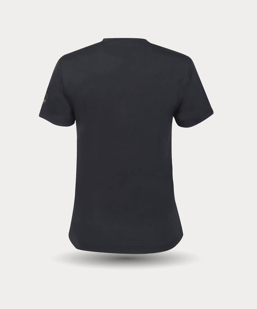 DEUTER Poly Round Catch-On Melange Short Sleeve T-Shirt (Ball)