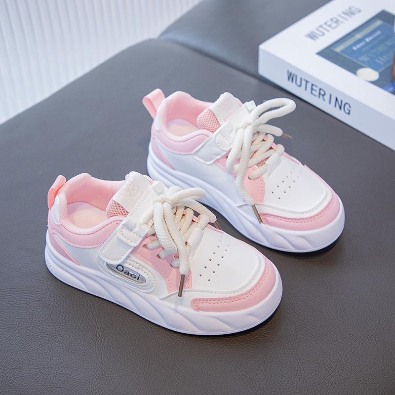 New Children's Sneakers Microfiber Casual Non-slip Comfortable Soft Sole Sports Shoes