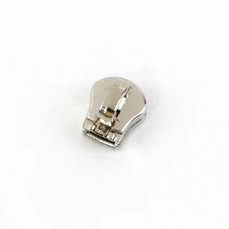 5/10/20Pcs Meetee 5# Zipper Slider for Metal Zips Handbag Purse Zippers Puller Head Jacket Replace Zip Closure Repair Accessory