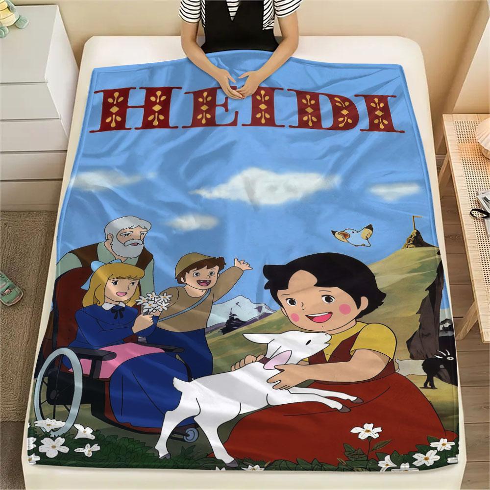 Coperta Bambina Heidi, Alta Qualità, Confortevole per Tutte le Stagioni, Decorazione per la Casa, Calore e Comfort
