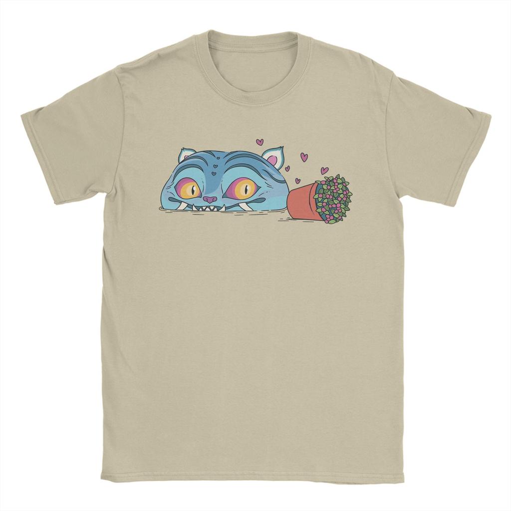 Men T-Shirt KPop Demon Hunters Derpy Humor Cotton Tees Short Sleeve T Shirts Crewneck Clothes Plus Size