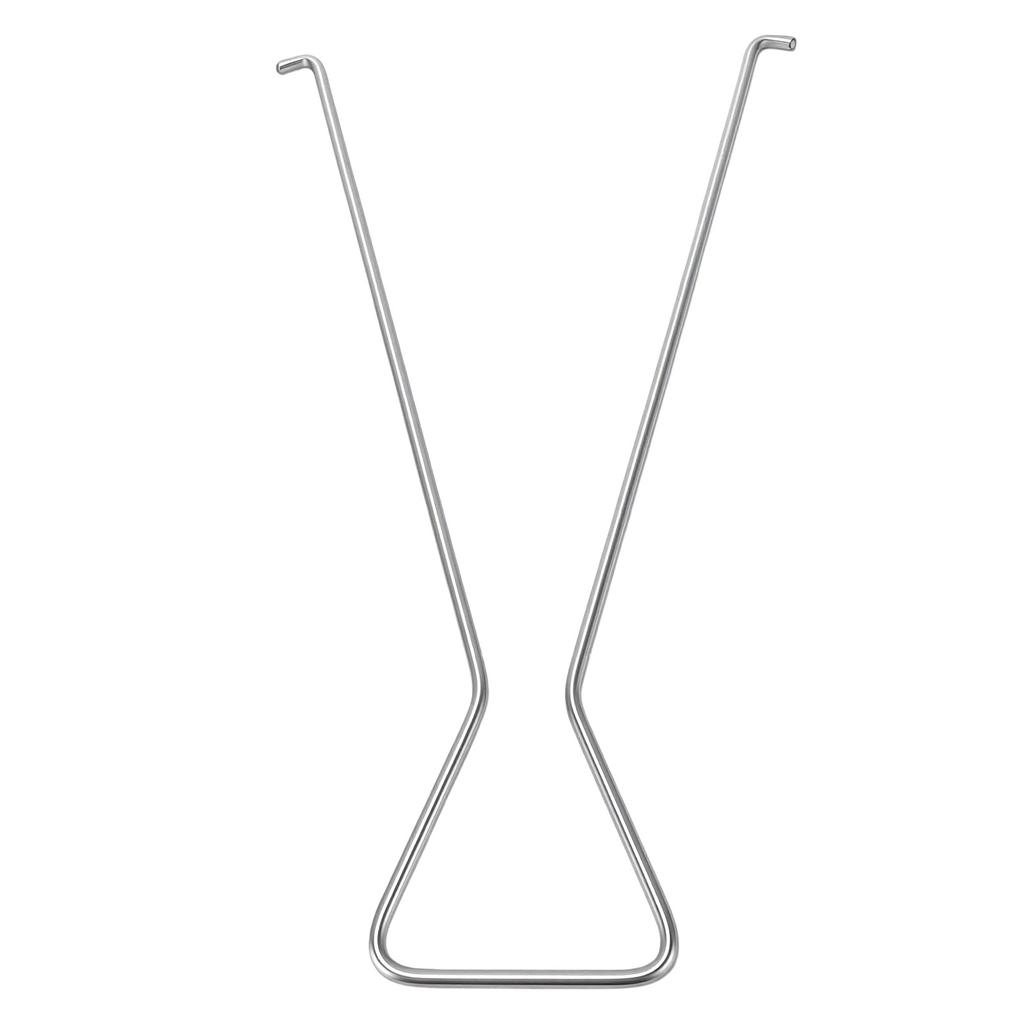 Hole Cup Picker Stainless Steel Double Hook Tool for Removing 27mm Putting Green Cups Course Maintenance