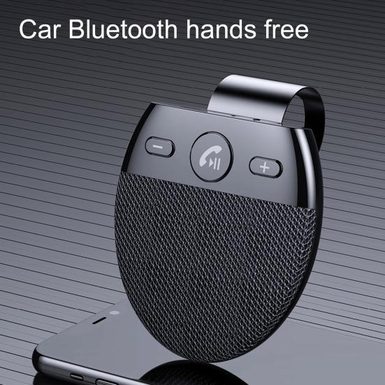 

Автомобильный Bluetooth-спикерфон с безопасным длительным временем ожидания, черный солнцезащитный козырек, Bluetooth-спикерфон для авто