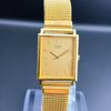 Used [Rare/Good Condition] Old Seiko Tank Square Gold Quartz Men's Watch