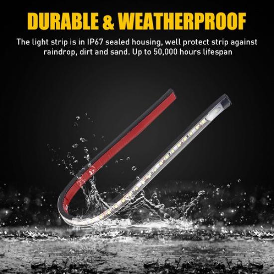 Universal Under Hood LED Light Kit Automatic On/Off | White | 1-5 Bulbs | 6000K | 12V | 1 Year Manufacturer Warranty