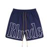 Herren Casual Shorts mit Logo-Print, Elastischer Bund mit Kordelzug, Nylonshorts, Sommer Streetwear Strand Badehose