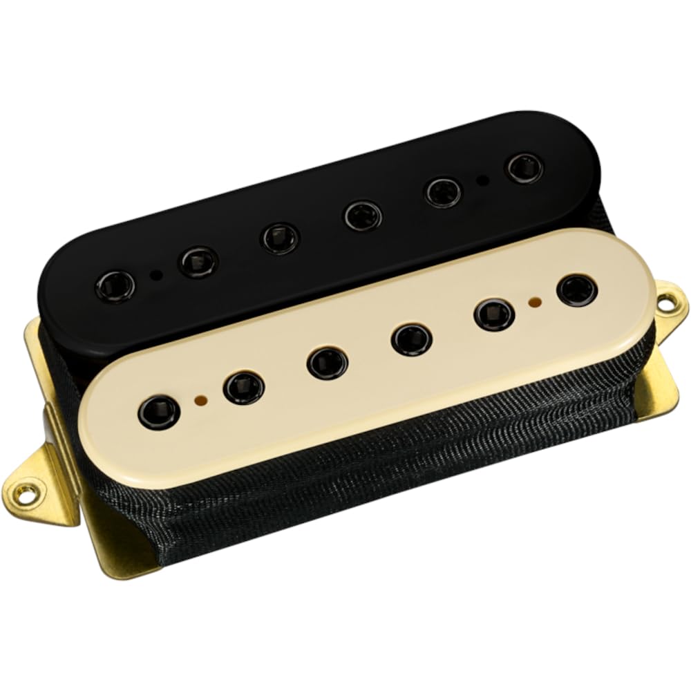 

DiMarzio PAF PRO Electric Guitar F-Spaced Pickup, Black/Cream, DP151F-BC