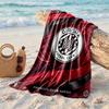 Girona FC Print Microfiber Beach Towel Quick Dry Absorbent Large Towel For Beach Swimming Travel