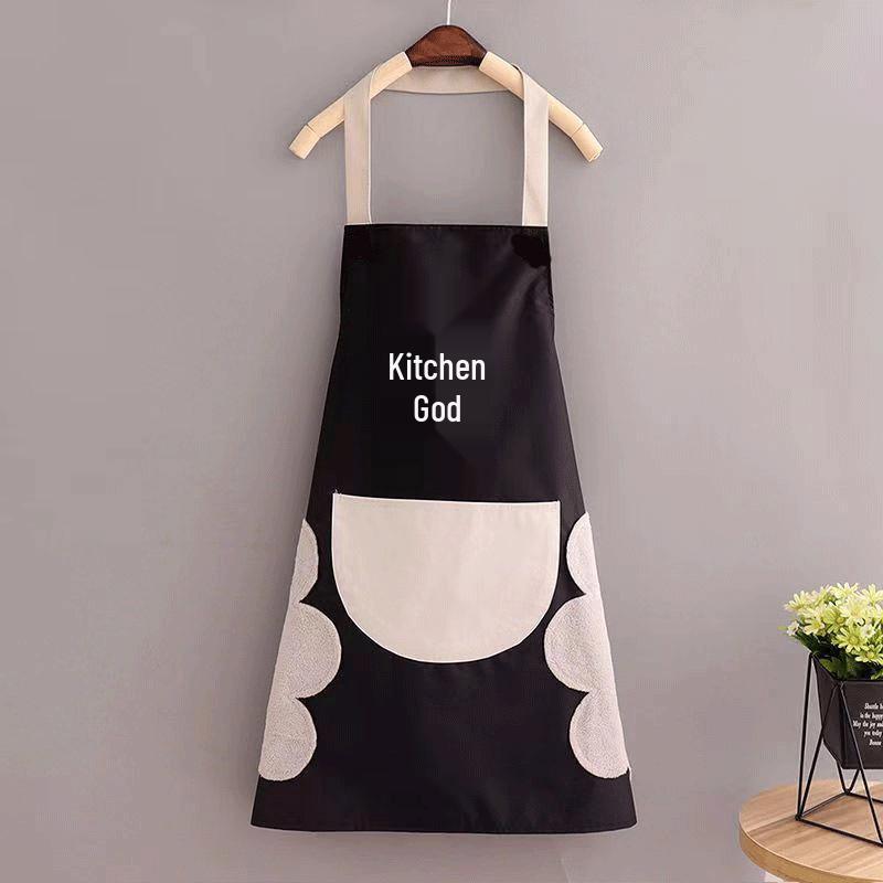 Waterproof Adult Half Apron - Oil-Proof, Dirty-Resistant, Wipable Kitchen Bib