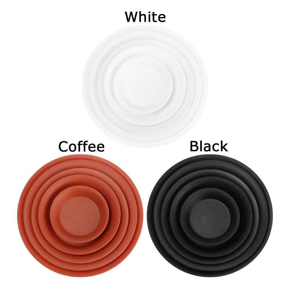 3Pcs Round Drip Trays Plant Saucer Garden Durable Flower Pot Indoor Outdoor Heavy Duty Plastic Tray Saucers Home Decor