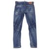 DSQUARED2 SEXY TWIST JEAN Distressed Denim Pants, Men's, Indigo, Size 44, 74LB008930342 Bottoms 44 IndigoUsed