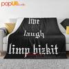 Live Laugh Limp Bizkit Nu Metal Fred Durst Slogan Ultra-Soft Blanket Quilt Winter Sofa Cover Bed Covers