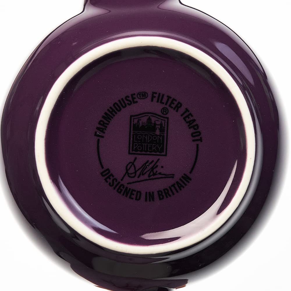 London Pottery Farmhouse Teapot, 2 Cups, Italian Plum