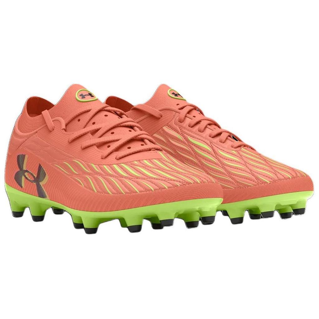 Under Armour Magnetico Pro 4 Comfortable Sports FG Soccer Shoes Men Soccer Shoes Flame-Orange 3027699-801