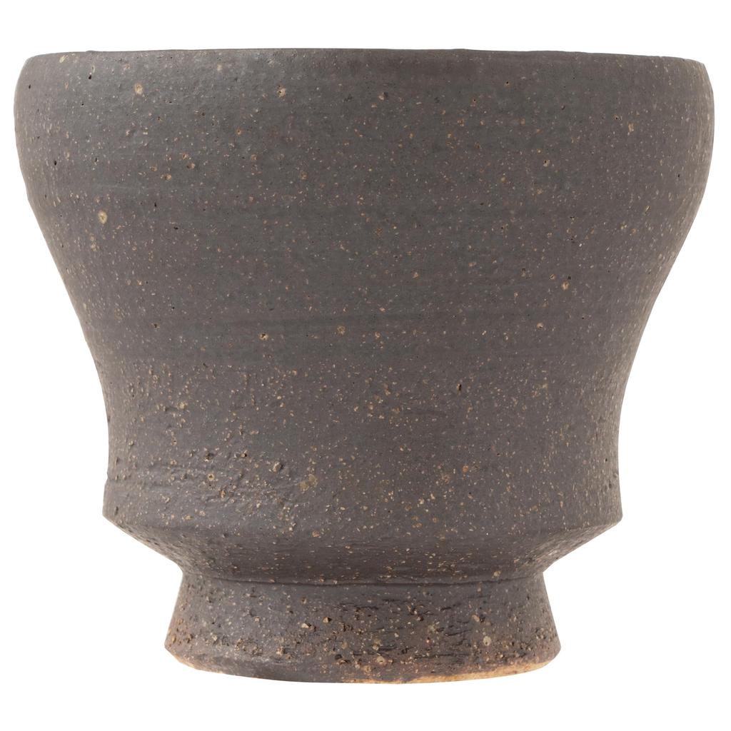 Marui Seito Shigaraki Ware Hechimon Soup Bowl, Approx. 350ml Capacity, Brown Tag, MR-3-4007