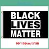 Auffällige 3x5ft Black Lives Matter Outdoor-Flagge, Entworfen für friedliche Proteste