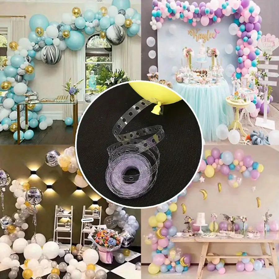 Balloon Arch Strip Double Hole Tape Strip Balloon Decorating Arch Garland Strips Kit for Wedding Birthday Christmas Valentines