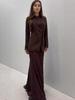 2025 European Elegant V-Neck Evening Suit Set