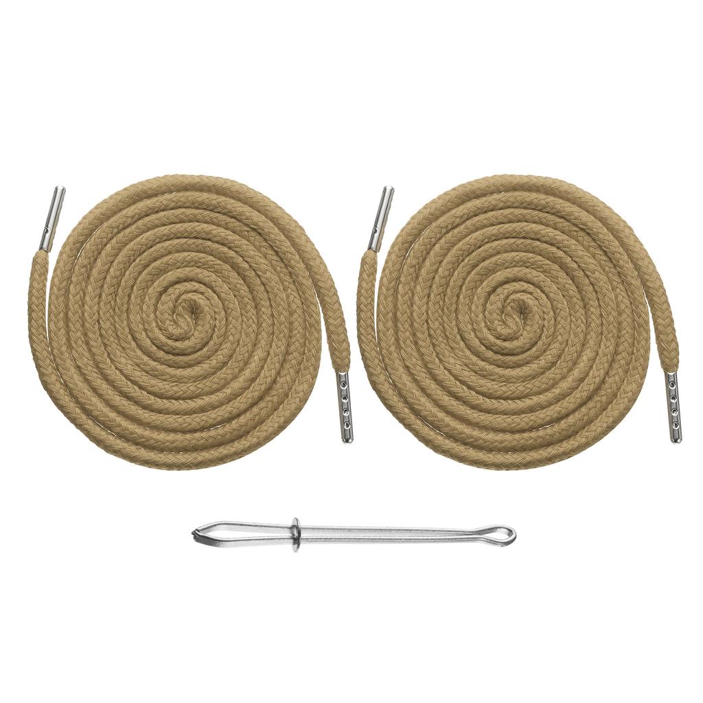 Uxcell 2 pezzi Coulisse per Vita Pantaloni per Uomo Donna Pantaloni Sportivi Corde Coulisse Corda Cintura Cordino Maglione Cappello Corda Rotonda Fai da te