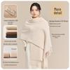 JIUMU Women's 100% Pure Wool Winter Scarf & Shawl