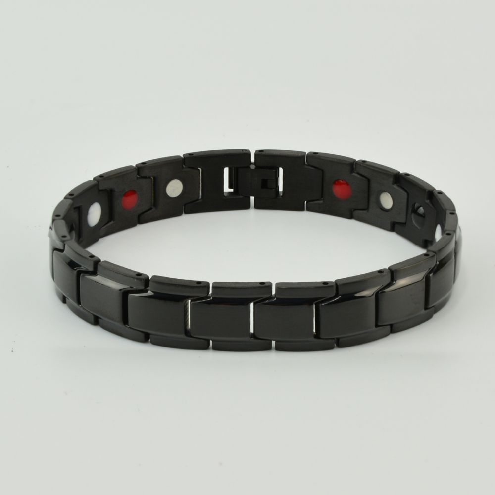 Titanium Steel Edge-Cut Bracelet for Men & Women Stainless Steel Health Chain Minimalist Unset Design