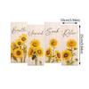 Handmade Wooden Floral Artwork Modern Wall Decor Plate Sunflower Hanging Sign  Home Office Decor