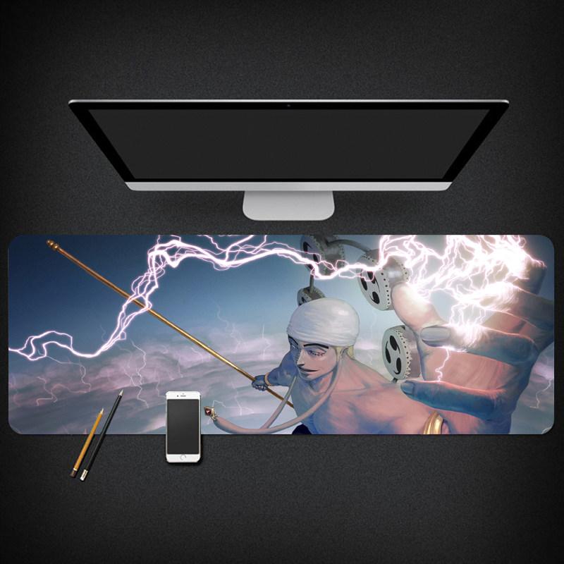 

New Waterproof Mouse Mat ONE PIECE Animation Peripheral Luffy Roronoa Zoro Second Dimensional Office Computer Keyboard Table Mat 30x60x0.2cm