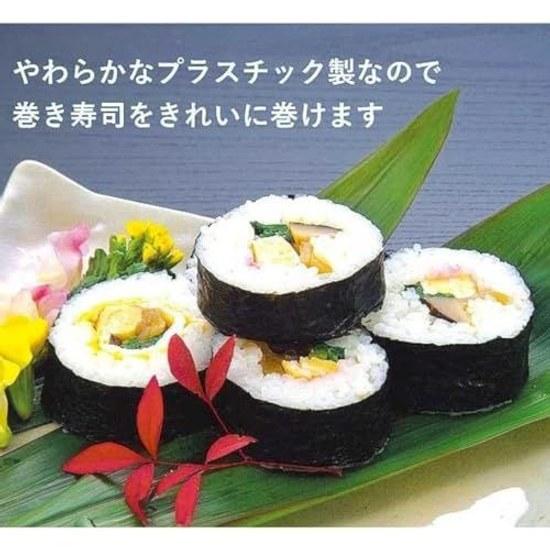 Easy care Made resin so it does not absorb water. Clean rolling mat Japan hand-rolled sushi approximately set 2.