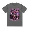Rapper Lil Uzi Vert Graphic Print T-shirt Hip Hop Vintage Short Sleeve T Shirt Cotton Casual Oversized T-shirts Streetwear Unisex