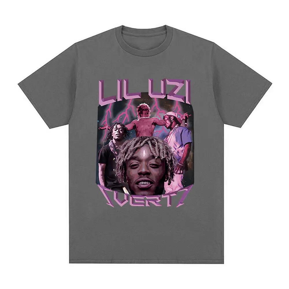 Rapper Lil Uzi Vert Graphic Print T-shirt Hip Hop Vintage Short Sleeve T Shirt Cotton Casual Oversized T-shirts Streetwear Unisex
