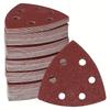60pcs Triangle Sanding Pads - 6 Holes, 60/80/120/180/240/320 Grits For Delta Sanders/Multi-Sanders - Perfect For Your Toolbox!