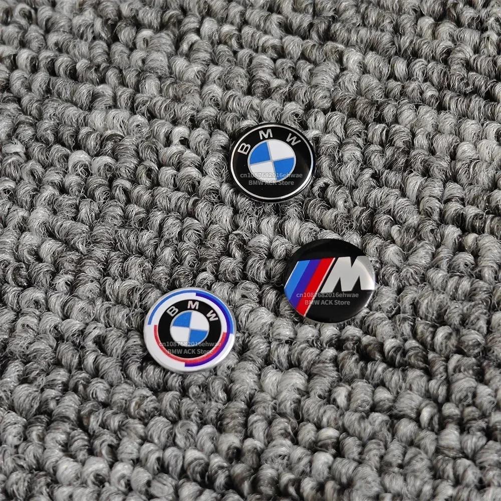 11MM 14MM Aluminum Car Key Shell Stickers For BMW M M1 M2 M3 F32 E53 E60 E90 E91 E92 E93 F01 F30 Auto Key Remote Fob Decals